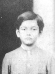 childhood picture of Netaji Subhash Chandra Bose