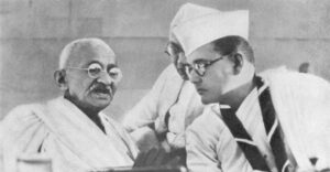 facts and statistics about Subhash Chandra Bose: Mahatma Gandhi and Bose